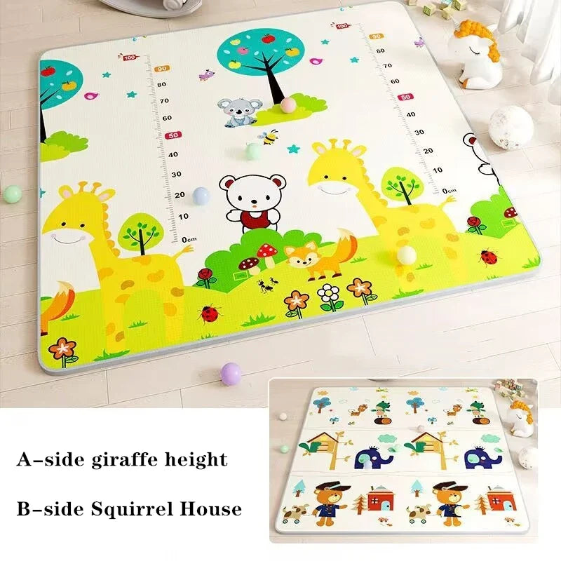 1cm EPE Environmentally Friendly Thick Baby Crawling Play Mats Folding Mat Carpet Play Mat for Children's Safety Mat Rug Playmat