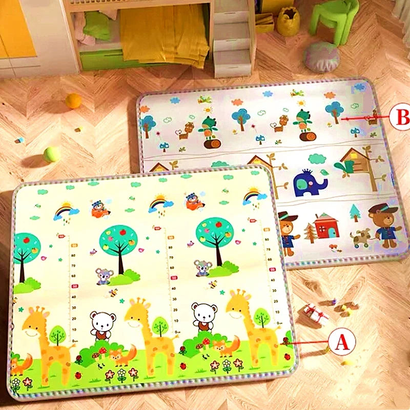 1cm EPE Environmentally Friendly Thick Baby Crawling Play Mats Folding Mat Carpet Play Mat for Children's Safety Mat Rug Playmat