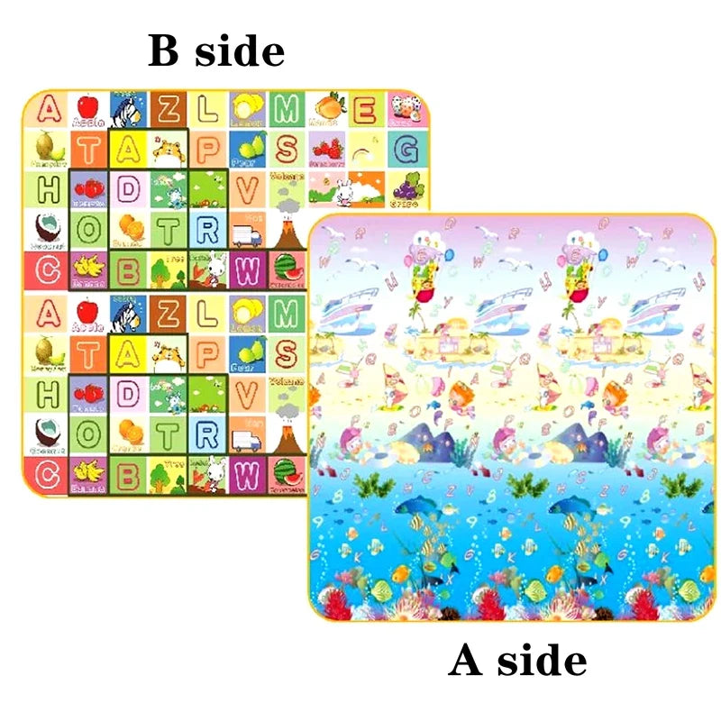 1cm EPE Environmentally Friendly Thick Baby Crawling Play Mats Folding Mat Carpet Play Mat for Children's Safety Mat Rug Playmat