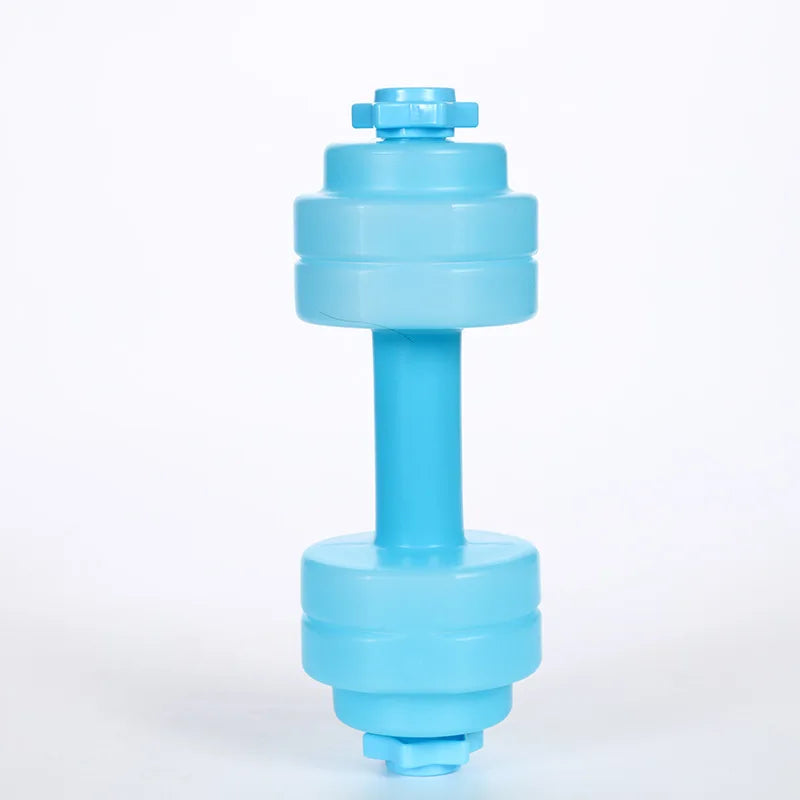 1kg Water Dumbbell Plastic Fitness Sports Aerobics Gym Loss Yoga Training Dumbbell Bottle