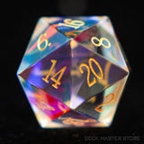 1pc 20 Sided D20 Dice Polyhedral Gemstone Various Shapes Digital D20 DnD Dice for D&D TRPG Magic Tabletop Games Board Games Dice