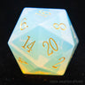 1pc 20 Sided D20 Dice Polyhedral Gemstone Various Shapes Digital D20 DnD Dice for D&D TRPG Magic Tabletop Games Board Games Dice