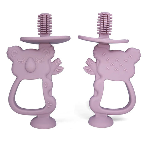 1pcs Silicone Baby Teether BPA Free Baby Toothbrushes Crocodile Koala Toddle Teethering Chew Toys Child teeth brush Products