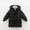 2-12Y Kids Down Long Outerwear Winter Clothes Teen Boys Girls Cotton-Padded Parka Coats Big Children Thicken Warm Cotton Jackets