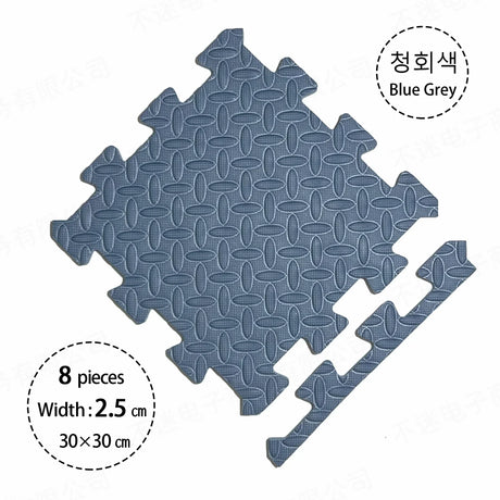 2.5CM Thick 30×30 Solid Color Baby Children's Room Game Mat Carpet Playing  Activity Gym Mat Puzzle Environmental Protection Mat