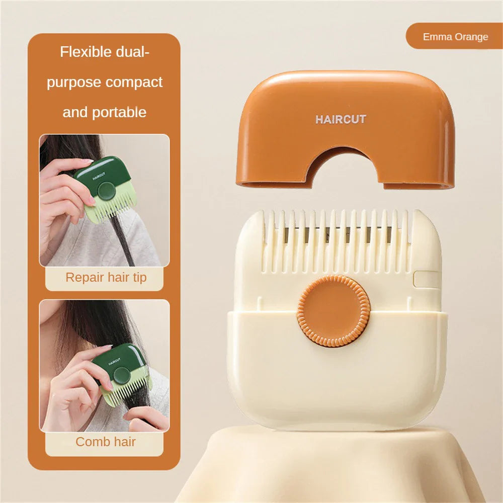 2 In 1 Baby HairCut Hairdressing Comb Trim Bangs And Broken Hair Bangs Trimmer Portable Children's Hair Clipper Baby Care Tool