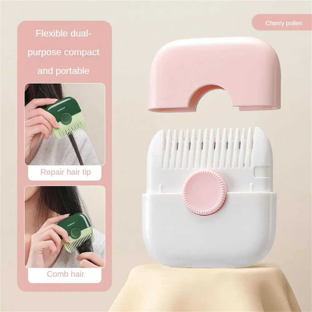 2 In 1 Baby HairCut Hairdressing Comb Trim Bangs And Broken Hair Bangs Trimmer Portable Children's Hair Clipper Baby Care Tool