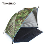 2 Person Beach Tent Outdoor Sports Sunshade Tent Camping Sunshine Shelter for Fishing Picnic Beach Park