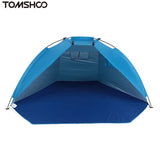 2 Person Beach Tent Outdoor Sports Sunshade Tent Camping Sunshine Shelter for Fishing Picnic Beach Park