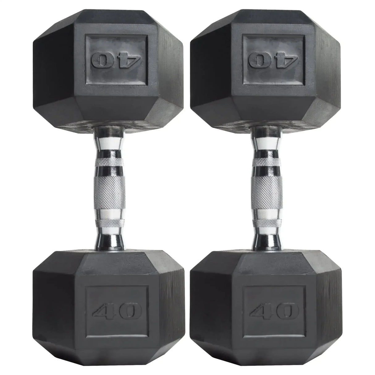 (2 pack) Barbell, 45lb Coated Hex Dumbbell, Single