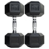 (2 pack) Barbell, 45lb Coated Hex Dumbbell, Single