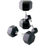 (2 pack) Barbell, 45lb Coated Hex Dumbbell, Single