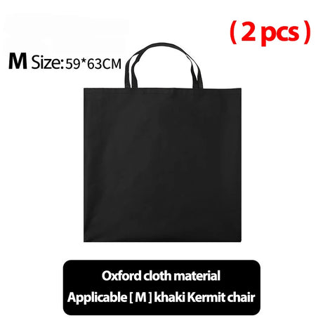 2 size 3 Color Camping Kermit Chair Storage Bag Folding Chair Tote Bag (black khaki green)