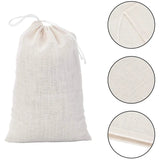 200 Pack Cotton Muslin Bags Sachet Bag Multipurpose Drawstring Bags for Tea Jewelry Wedding Party Favors Storage (4 x 6 Inches)