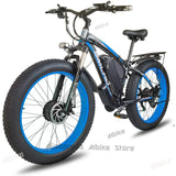 2000W Fat Tire Electric Bike 48V 22Ah 26" Electric Mountain Bikes 55km/h Ebike for Adults 21 Speed Hydraulic Brakes