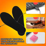 2019 USB Electric Heated Insoles Women Men Heated Insoles For Shoes Outdoor Sports Heating Winter Warm Soles Warmer Sock Pad Mat