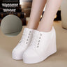 2020 Autumn High Top Wedge Platform Sneakers Women Casual Shoes Hidden Heels Ladies Sneakers  Women Shoes YYJ150