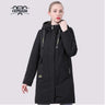 2021 New Spring Coat Women Fashion Thin Cotton Lined Warm Female Jacket Autumn Plus size Parka Long Quilted Hooded Outwear