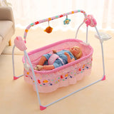 2022 Baby Electric Cradle Bed Swing Crib Automatic Baby Rocking Swing Flat Shaker Maternal Electric Rocking Chair for Baby Gift