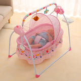 2022 Baby Electric Cradle Bed Swing Crib Automatic Baby Rocking Swing Flat Shaker Maternal Electric Rocking Chair for Baby Gift