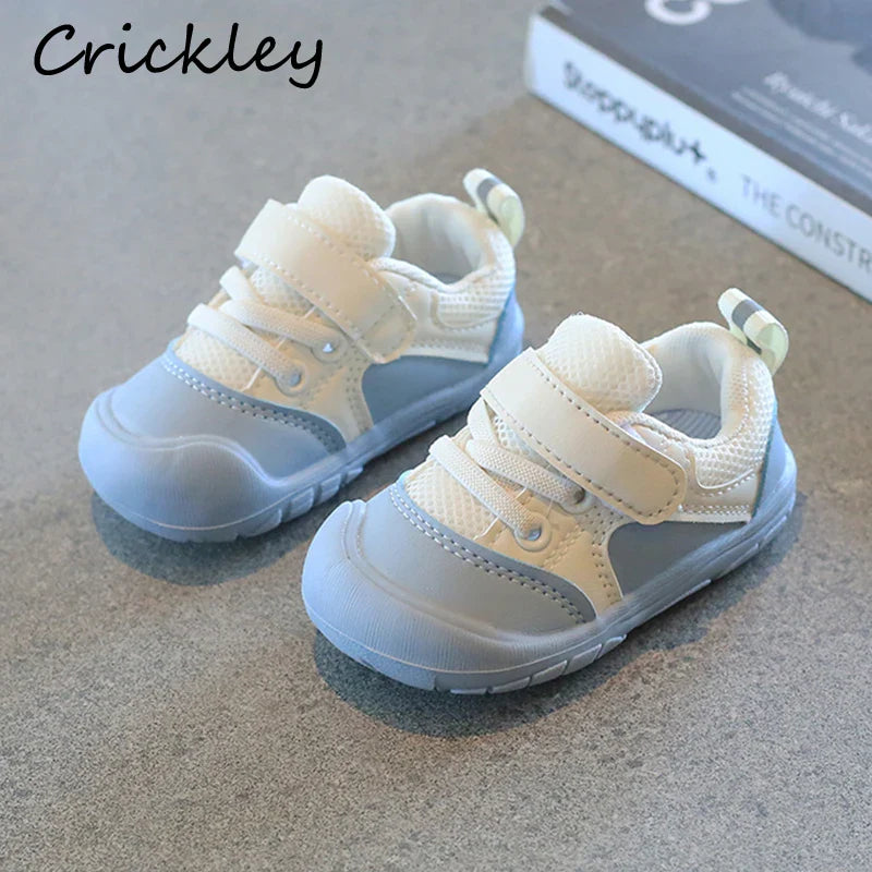 2022 Mesh Children Sneakers Soft Lightweight Baby Boys Girls Sport Shoes Breathable Non Slip Toddler Kids Infant Casual Shoes