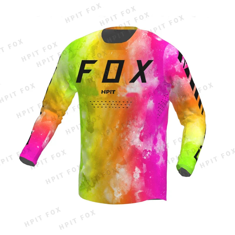 2022 New Motocross  Mtb Downhill Jersey MX Cycling Mountain Bike DH Maillot Ciclismo Hombre Quick Dry Jersey Racing Hpit Fox