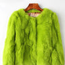 2022 Winter Women The Real Rabbit Fur Coat Natural Rex Rabbit Fur Coat The Fashion Super Thin Rabbit Fur Leather Fashion Jacket