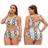 2022  Women Push Up Bikinis Set Swimwear Plus Size High Waist Swimsuit Larges Big Plussize Swimming Suits Bathing Beachwear New