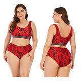 2022  Women Push Up Bikinis Set Swimwear Plus Size High Waist Swimsuit Larges Big Plussize Swimming Suits Bathing Beachwear New