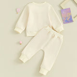 2023-09-04 Lioraitiin 3M-3Y Baby Girls Boys Clothes Oversize Sweater & Long Pants Infant Toddler Fall Winter Rainbow Outfits