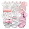 2023 6PCS/Set Unisex Newborn Baby Boy Clothes Unicorn Cotton Baby Girl Clothes Cartoon Girls Baby Clothing Jumpsuits Bodysuits