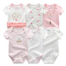 2023 6PCS/Set Unisex Newborn Baby Boy Clothes Unicorn Cotton Baby Girl Clothes Cartoon Girls Baby Clothing Jumpsuits Bodysuits