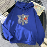 2023 Anime Chainsaw Man Pochita Skeleton Heart Hoodies Manga Winter Women Hoodie Spring/Autumn Unisex Sweatshirt Harajuku Sudade