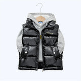 2023 Autumn Children Warm Thicken Vest Baby Cotton Waistcoat Kids Outerwear Coat Children Clothing Boys Girls Brand Jackets Vest