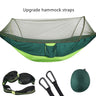 2023 Camping Hammock with Mosquito Net Pop-Up Light Portable Outdoor Parachute Hammocks Swing Sleeping Hammock Camping Stuff