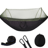 2023 Camping Hammock with Mosquito Net Pop-Up Light Portable Outdoor Parachute Hammocks Swing Sleeping Hammock Camping Stuff