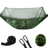 2023 Camping Hammock with Mosquito Net Pop-Up Light Portable Outdoor Parachute Hammocks Swing Sleeping Hammock Camping Stuff