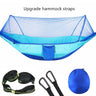 2023 Camping Hammock with Mosquito Net Pop-Up Light Portable Outdoor Parachute Hammocks Swing Sleeping Hammock Camping Stuff