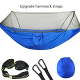 2023 Camping Hammock with Mosquito Net Pop-Up Light Portable Outdoor Parachute Hammocks Swing Sleeping Hammock Camping Stuff