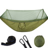 2023 Camping Hammock with Mosquito Net Pop-Up Light Portable Outdoor Parachute Hammocks Swing Sleeping Hammock Camping Stuff