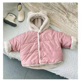 2023 Children Kids Jackets for Girls Coat Winter Boy Girl Hoodies Clothes Newborn Baby Outwear Outfits Toddler Kid Clothing 0-7Y