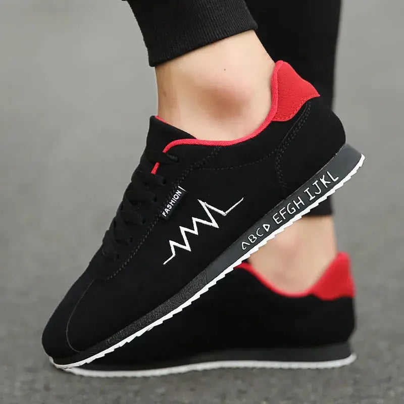 2023 Fashion Red Summer Low Men's Sneakers Canvas Shoes Comfortable Flat Vulcanized Shoes for Men Breathable Gym Mens Trainers