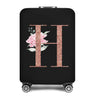 2023 Fashion Rose Gold 26 Letters Luggage Cover Protective Suitcase Case Trolley Travel Essentials Dust Covers for 18-32 Inch