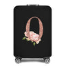 2023 Fashion Rose Gold 26 Letters Luggage Cover Protective Suitcase Case Trolley Travel Essentials Dust Covers for 18-32 Inch