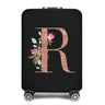 2023 Fashion Rose Gold 26 Letters Luggage Cover Protective Suitcase Case Trolley Travel Essentials Dust Covers for 18-32 Inch