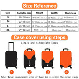 2023 Fashion Rose Gold 26 Letters Luggage Cover Protective Suitcase Case Trolley Travel Essentials Dust Covers for 18-32 Inch