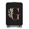 2023 Fashion Rose Gold 26 Letters Luggage Cover Protective Suitcase Case Trolley Travel Essentials Dust Covers for 18-32 Inch