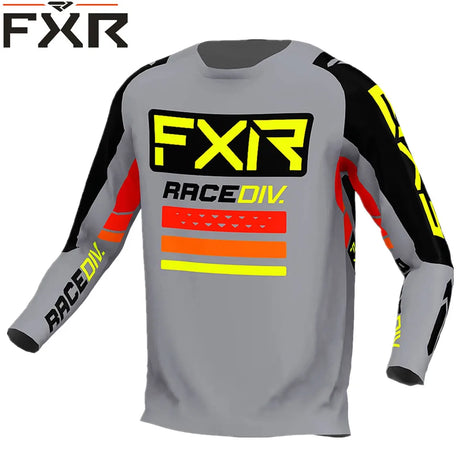 2023 Men's Downhill Jerseys short FXR Mountain Bike MTB Shirts Offroad DH Motorcycle Jersey Motocross Sportwear Racing Bike