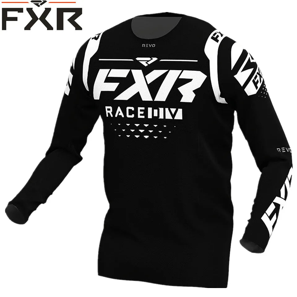 2023 Men's Downhill Jerseys short FXR Mountain Bike MTB Shirts Offroad DH Motorcycle Jersey Motocross Sportwear Racing Bike