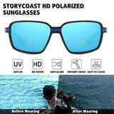 2023 Men's Polarized Sunglasses New Square Outdoor Sports Cycling Driving Fishing Glasses Солнцезащитные очки